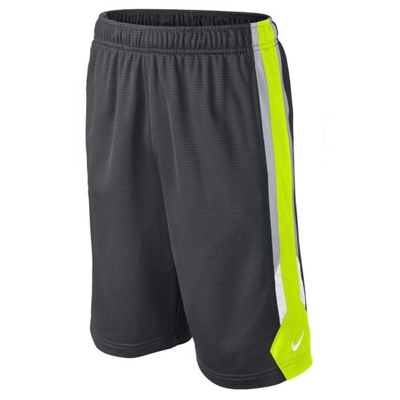 Nike Bottoms Nike Potential Drifit Performance Basketball Shorts Big Boys Gym Pe Gray Small